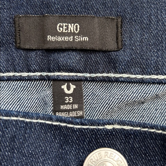 True Religion Geno Relaxed Slim Jeans NWT - Picture 8 of 9